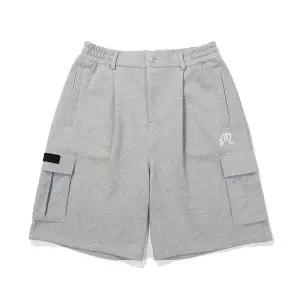 [말본골프] 남성 우븐 믹스 버뮤다 스 팬츠 그레이 153619745