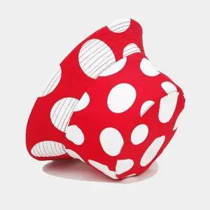 쉬헐크 패피 선캡 아동취미 홍백 버섯 패턴 양면 벙거지 커플 베스트셀러 캐주얼 썬캡 KKE5