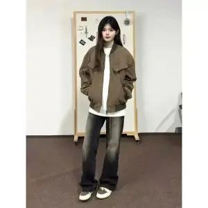 남성 빈티지 코트 상의 재킷숏 자켓 커플룩 해링턴 남녀 패피1