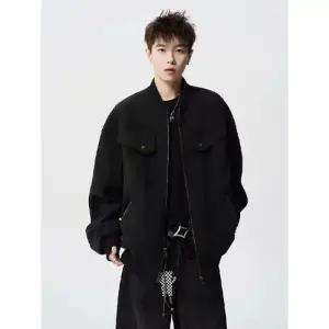 남친 빈티지 커플룩 자켓 남녀 숏 상의 재킷 해링턴코트 패피1