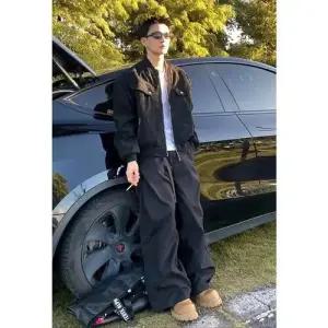 남자 빈티지 해링턴 코트 재킷 남녀상의 숏 자켓 커플룩 패피1