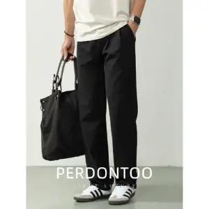 남자 팬츠 캐주얼 오피스룩 공기감각 와이드 봄가을 긴 고탄력 패피3