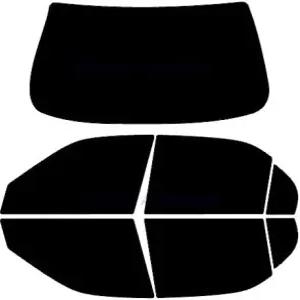 트루 라인 자동차 DIY 창문 틴팅 키트 - 맞춤형 그늘막 5 20 35 50 올사이드 및 백 윈도우 프리컷 틴트