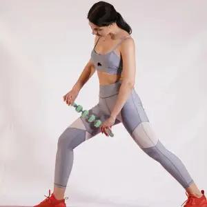 종아리 허벅지 롤러 4볼 마사지스틱 하체 마사지봉