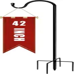 GATSUNS 야외 42인치 정원 새 모이통을 위한 갈고리 꽃바구니 식물 화분 태양광 랜턴 라이트 윈드 차임