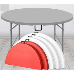 테이블 원형 폴딩테이블 플라스틱 야외식탁 술집 뷔페 알루미늄 야외원형테이블 스텐