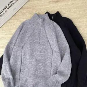 캐주얼 남친 니트 차이나 춘추 카디건 마이야르 솔리드 집업 원픽3