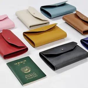 3단 시그니처 여권지갑 hvX7+4chr