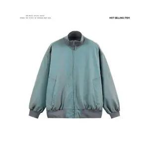 남친 자켓 가을 컬러풀 새틴 항공 점퍼 남녀 트렌드 쇼트 코트 상의 패피3