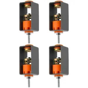 AMGSH 천장 진동 감쇠 마운트 프로 4팩 스프링 차단기 걸이 각각 132Lb 용량 추가 코일 및 금속 세탁기