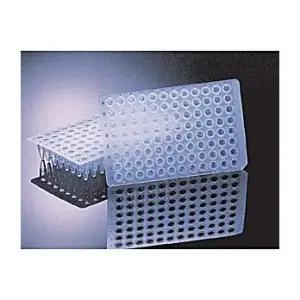 ThermoGrid 3143 표준 96웰 PCR 플레이트 비스커트 플랫 탑 내추럴(10팩)