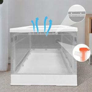 강아지산 접이식 안개 기저귀 해제 투명 린넨 네블라이저방 산소공급밸브 고양이