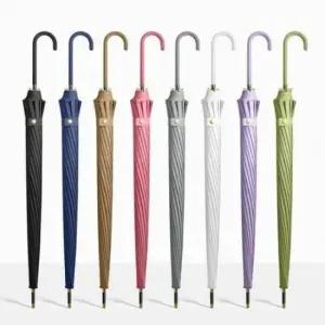 예쁜 장우산 자동 큰손 우산 여름 장마 대비