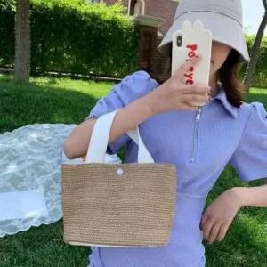 라탄 토트백 EL 숄더 여성 버킷백 토트백 늘푸른백화점 손 패션잡화 보조 토트 여행 섟 스몰 패딩