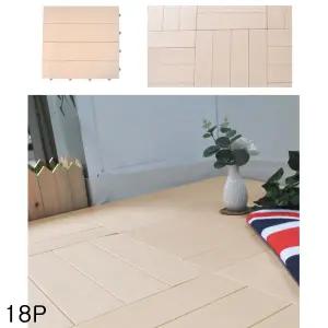 개별분리 베란다 현관 욕실 바닥재 데크타일 18P 조립식장판