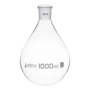 EISCO 증발 플라스크 1000ml - 29/32 교체 가능한 조인트 붕규산염 유리 Labs