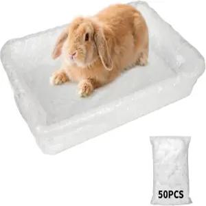 BESNEW 작은 동물 침구 및 쓰레기 토끼 고양이 기니 피그 페럿 친칠라를 위한 일회용 케이지 라이너 가방