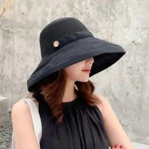 [패션] 여름 챙모자 휴양지 여자 모자 비치 벙거지
