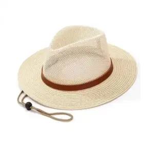 [패션] 페도라 밀짚 모자 휴양지 남자 메쉬 여름 바캉스