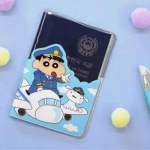 [패션] 캐릭터 여권 케이스 귀여운 파우치 커플 지갑