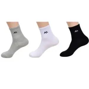 [패션] 포인트로고 남성 검정 흰 양말 10족