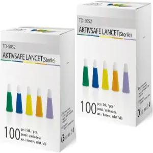 AKTIVSAFE 안전 랜싯 100박스 2팩(21G 2.2mm)