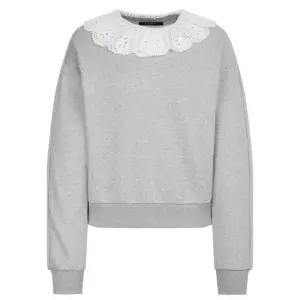 질스튜어트 뉴욕 26SS 레이스장식 면혼방 맨투맨티셔츠 JSTS6B120G2 국내매장판 1686875