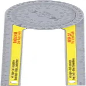 월프론트 마이터 목수 배관공을 위한 휴대용 360도 플라스틱 푸셔 각도 파인더 3D 건물 자 도구 게이지