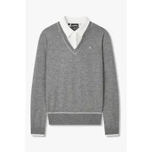 [제이린드버그] 수잔 LS 멜란지 그레이 스웨터 153659468