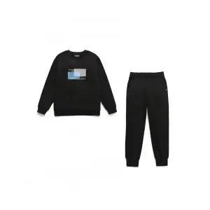 매장판매전용 BLACK YAK KIDS BKM그리핀맨투맨세트_BK