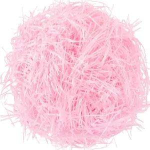 글로리안 1/2LB 발렌타인데이 파쇄 종이 필러 라이트 핑크 이스터 라피아 잔디 선물 포장 바구니 채우기