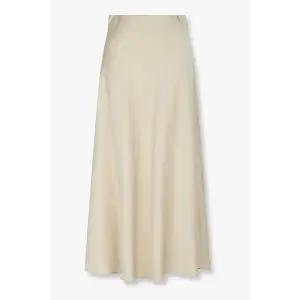 [에르노] 여성 라이트 베이지 새틴 히든 밴딩 스커트 153670631
