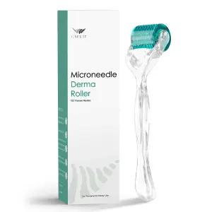 GXBRSY 더마 롤러 티타늄 바늘 192 마이크로 니들 가정용 미세 피부 마모 도구 파란색