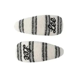 매장정품 리 키즈 LEE KIDS 테리 스트라이프 헤어핀 블랙 LK2602TC79BK