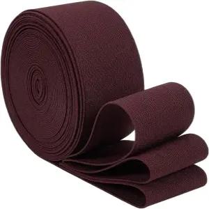 BENECREAT 8.75야드 신축성 밴드 재봉 2인치 와이드 플랫 코드 허리밴드 바지용 땋은 스트랩 옷 DIY