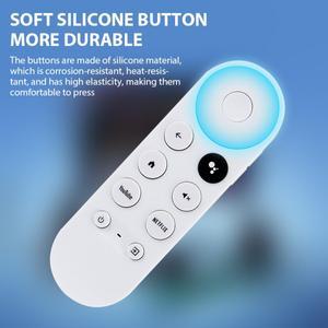 Google Chromecast 4k 스노우 스트리밍 미디어 플레이어 스마트 TV 블루투스 리모컨 용 G9N9N 교체 음성 원