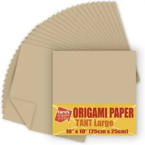 [타로의 종이접기 스튜디오] 초보자부터 전문가까지 아티스트를 위한 TANT 대형 10인치(25cm) 양면 단색