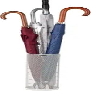 마인드 리더 우산 스탠드 워킹 지팡이 랙 랩핑 페이퍼 홀더 입구 금속 메쉬 5.5인치 L x W 15.75인치 H