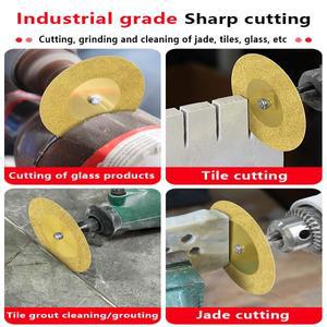 티타늄 코팅 다이아몬드 소형 슬라이스 타일, 유리 세라믹, 옥 절단 디스크, 그라우팅 도구, 특수 청소 및