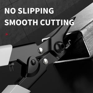 전문 산업용 가위: 금속 시트 및 PVC 파이프 절단용 스테인레스 스틸 주석 자르기