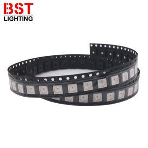 WS2812B RGB LED 칩 5050SMD 10-1000PCS 흑백 PCB 개별적으로 주소 지정이 가능한 픽셀 DC5V
