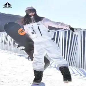 멜빵 바지 보드복 스노우보드 방풍 스키 방수 스노우보드복 방한 겨울 윈터