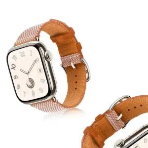 호환   워치 에크루 토일 H 싱글 투어 아이워치 밴드 울트라2 10 9 8 7 6 스트랩 42MM 41 49MM 블랙 골드