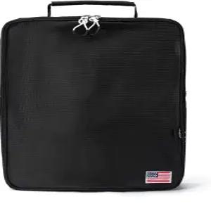 야외 스포츠 여행용 유이글스카이 신발 가방 골프 방수 파우치 정리함 지퍼 메시 통기성블랙