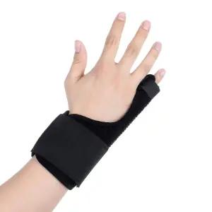 시마로 핑키 손가락 부목 엄지 브레이스 관절 트리거 손목 터널 관절염에 대한 리틀 지지대 왼쪽 오른손