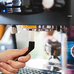 커피 먼지 청소 브러시 에스프레소 기계 플라스틱 손잡이 클리너 도구