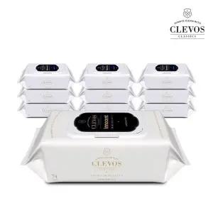 [클레보스] 이노센트 물티슈 캡형 74매 10팩 558577