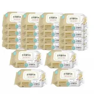 깨끗한나라 오곡물티슈캡형100매x20팩-1박스/최신제조발송 558581