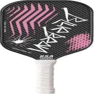 피클볼 패들 USAPA 16MM 폴리머 벌집 코어가 포함된 탄소 섬유 더 가볍고 높은 그릿 앤 스핀을 제공하는