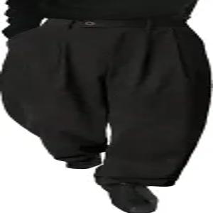 플로렌스 남성용 슬랜트 포켓 테일러드 팬츠 작업실 접이식 주름 바지